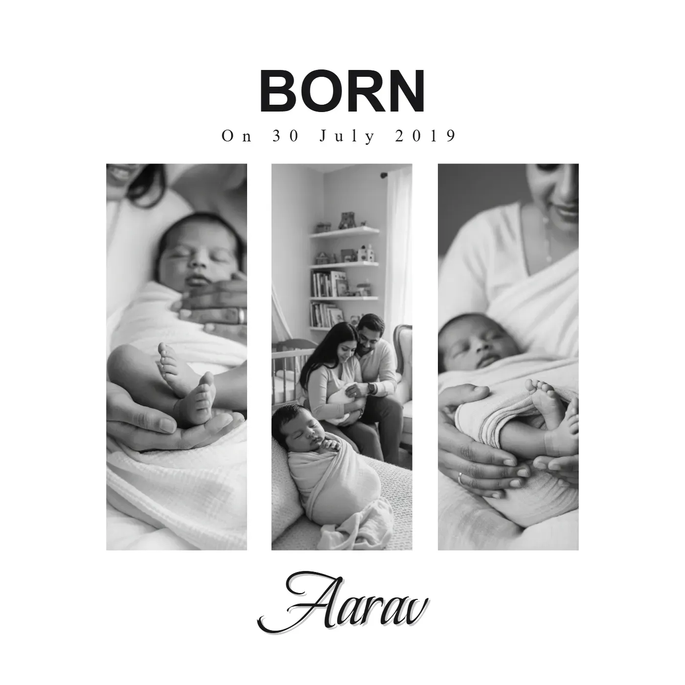 Born Baby Frame