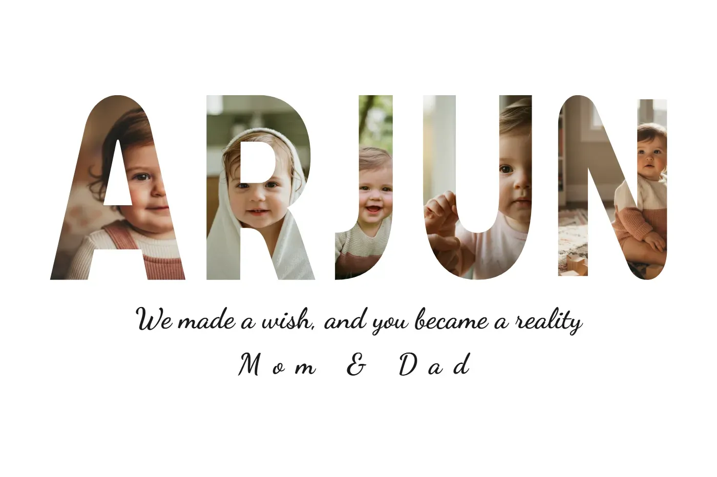 Baby Name Frame