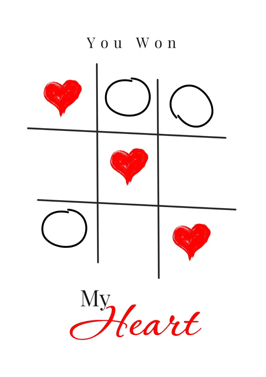 you won my heart postcard Postcards preview