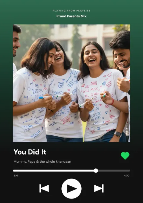 You Did It postcard