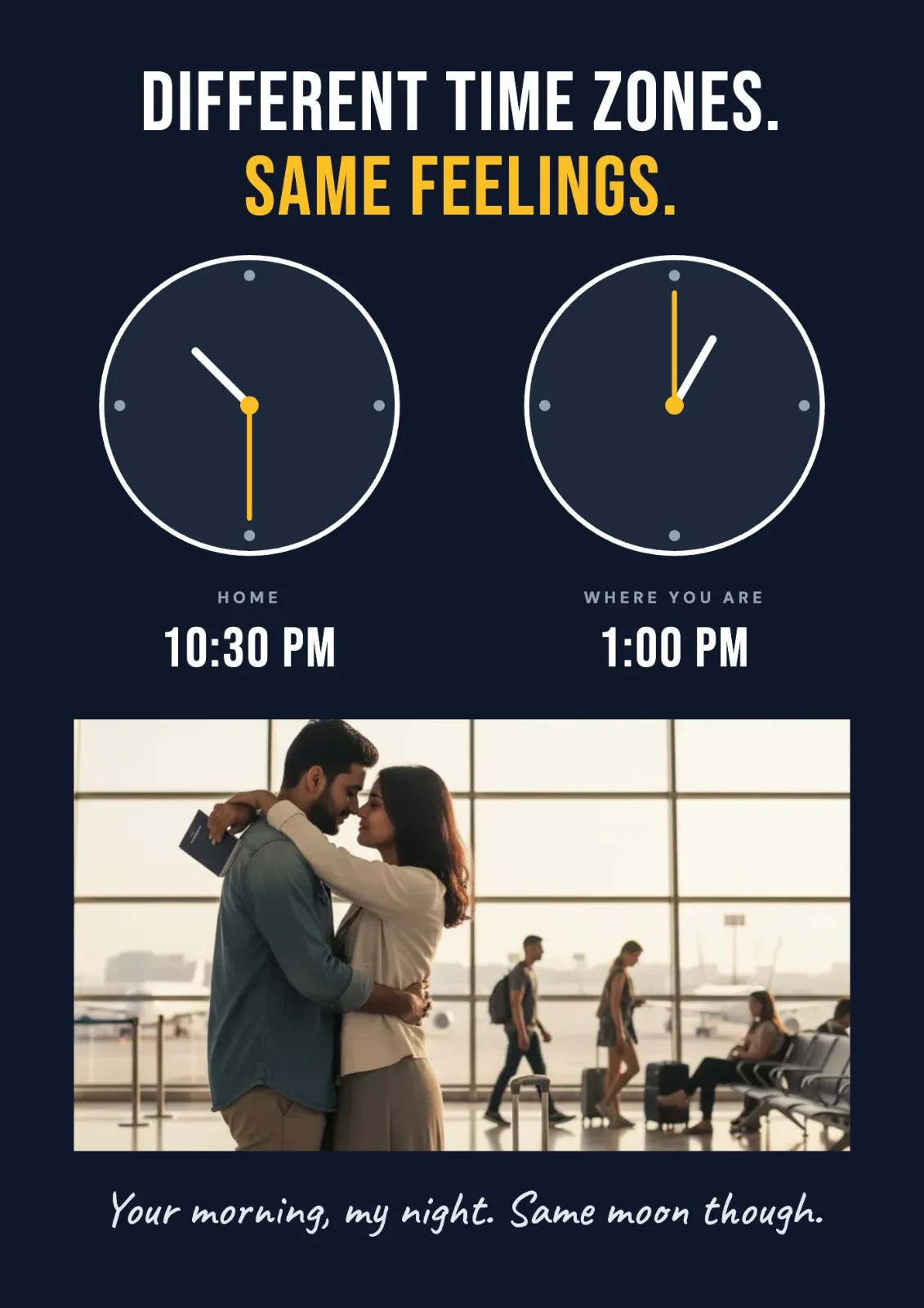 Different Time Zones postcard