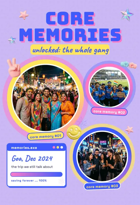 Core Memories collage frame