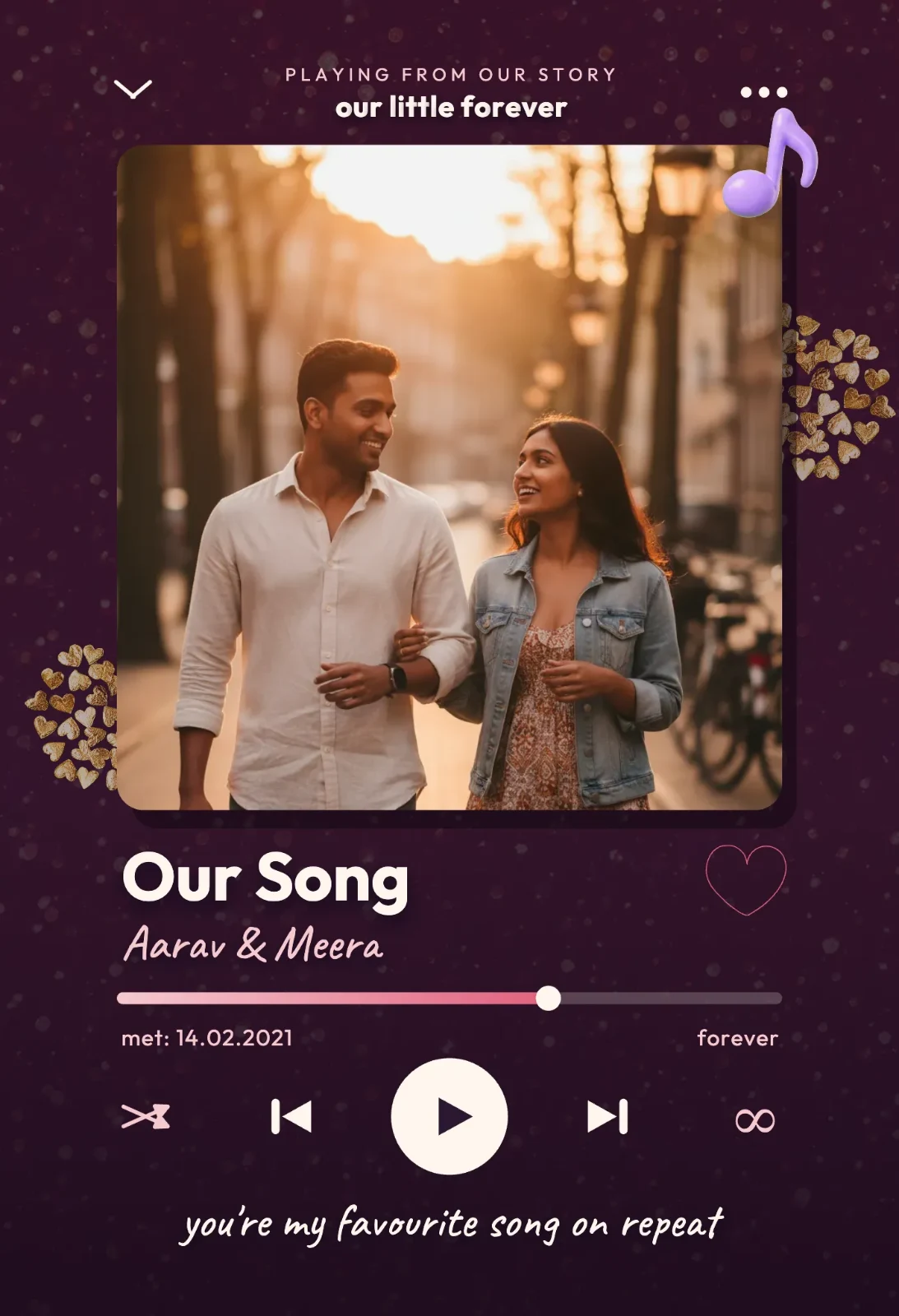 Now Playing: Us collage frame