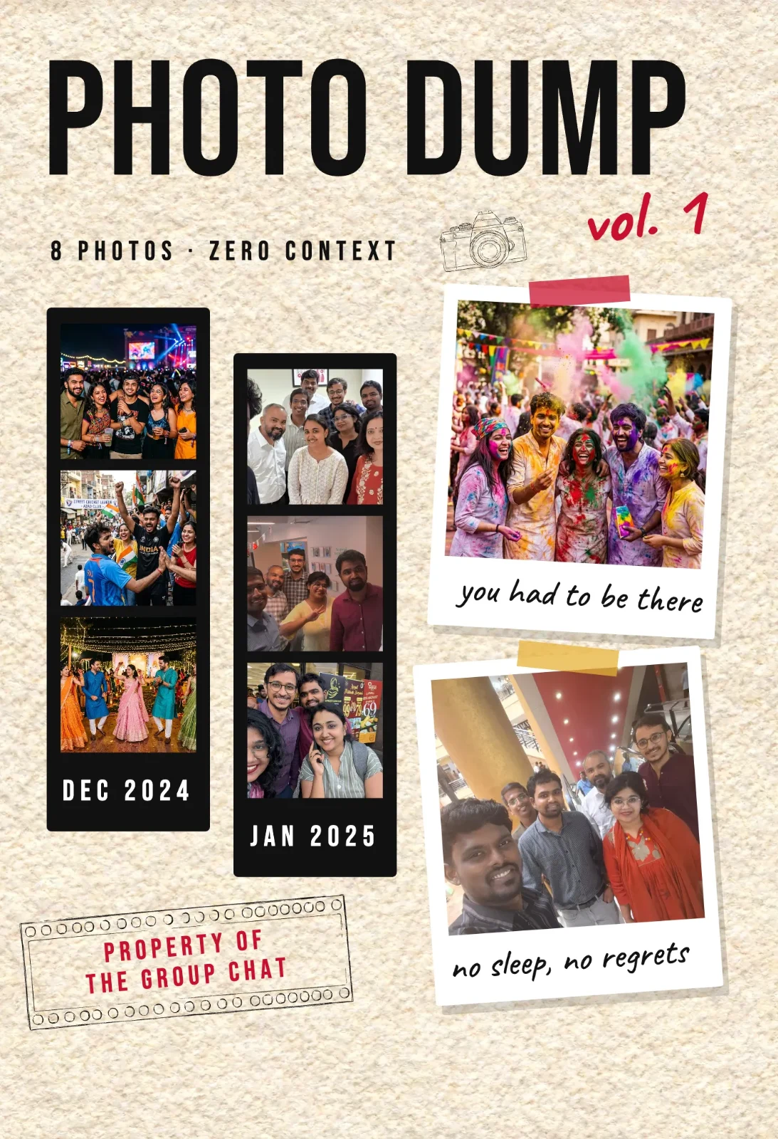 Photo Dump, Vol. 1 collage frame