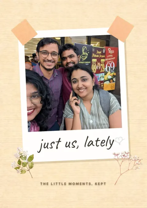 Just Us, Lately postcard