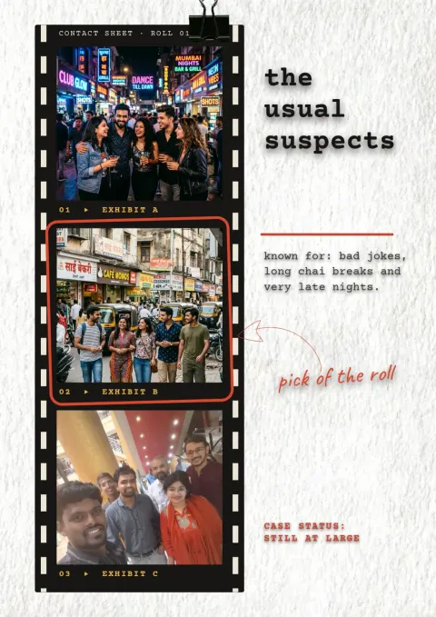 The Usual Suspects postcard