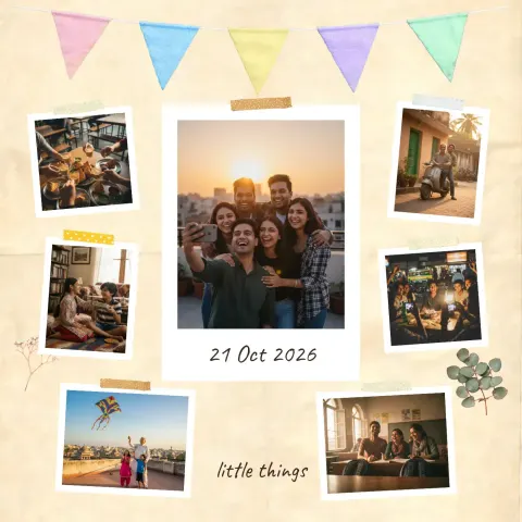 Little Things — Square collage frame
