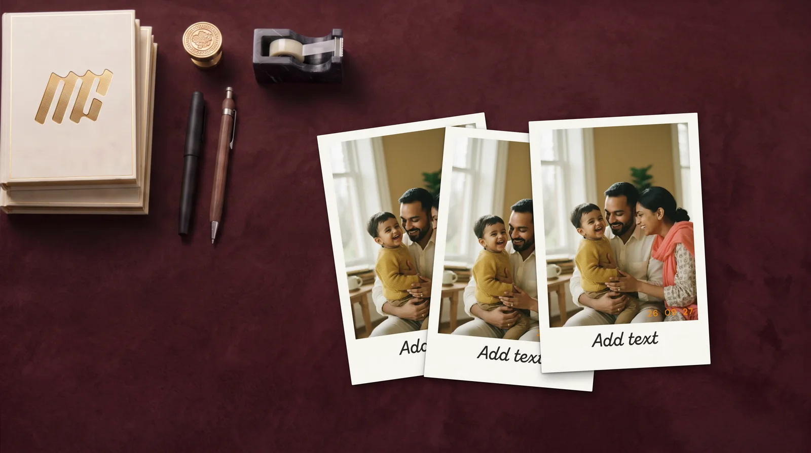 Classic Border — White Retro Prints preview
