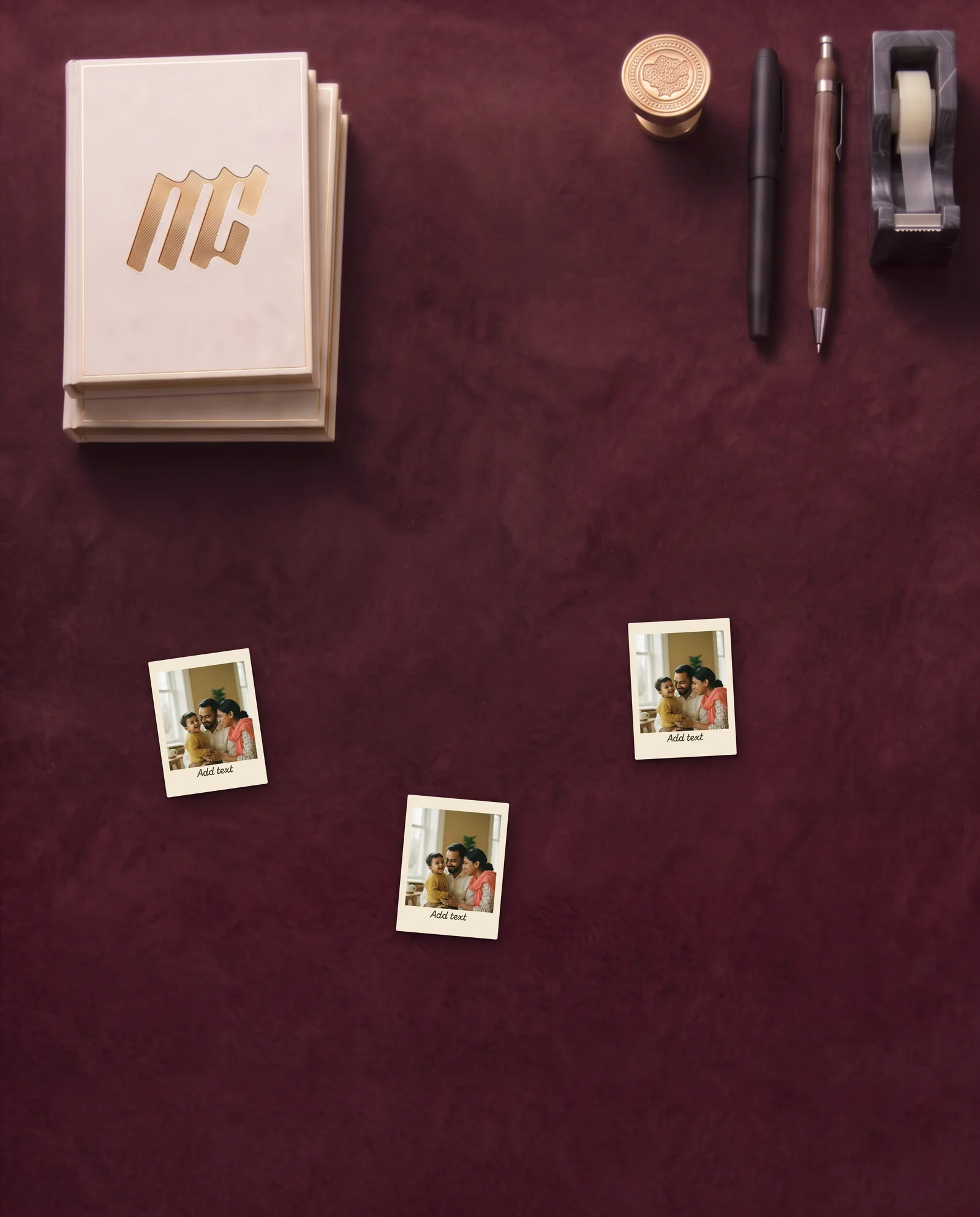 Classic Border — Cream Retro Prints