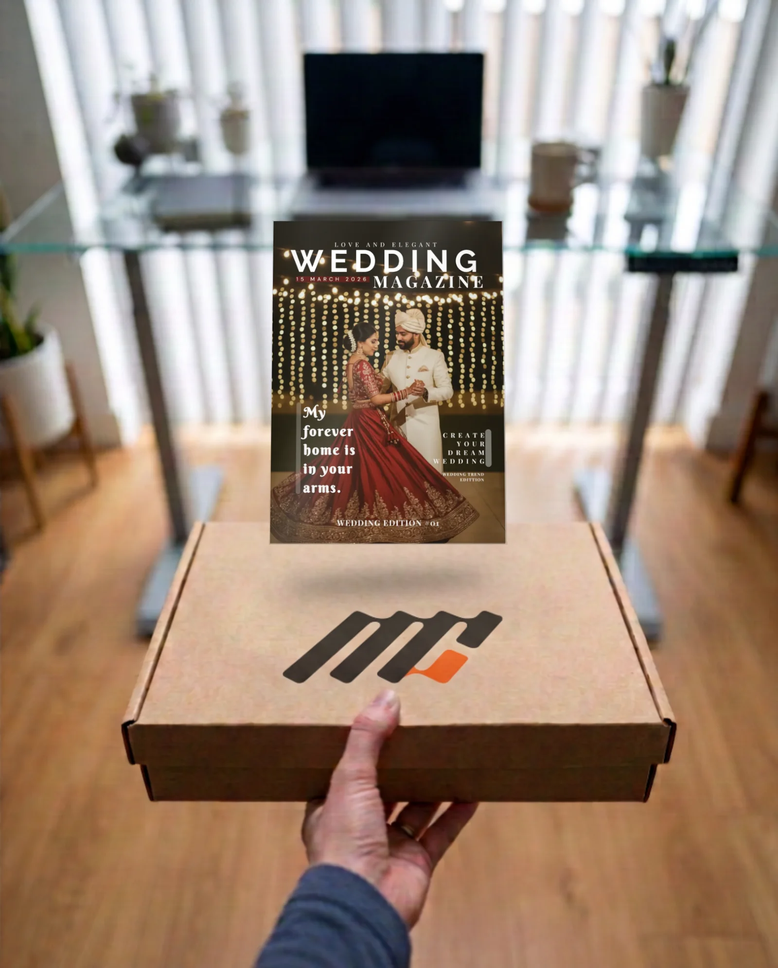 WEDDING MAGAZINE EDITION 01 — book box float