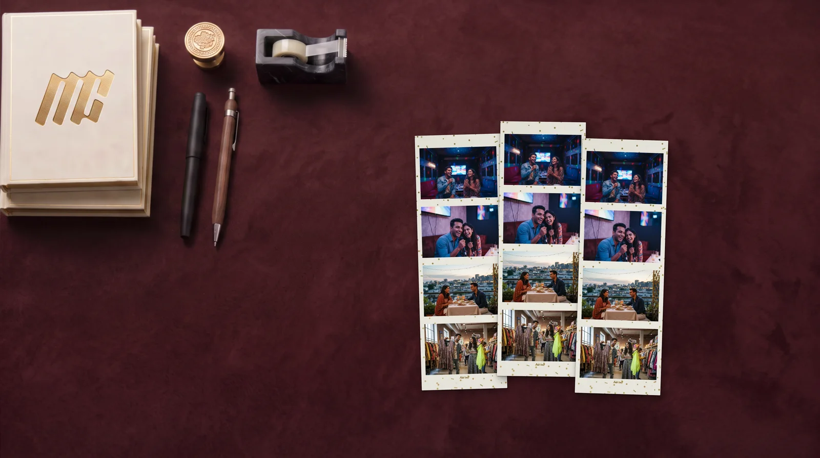 Confetti — Gold Retro Prints preview