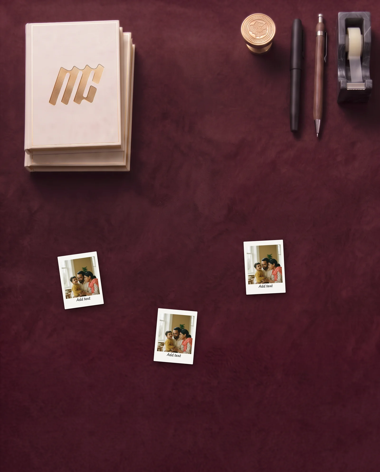 Classic Border — White Retro Prints