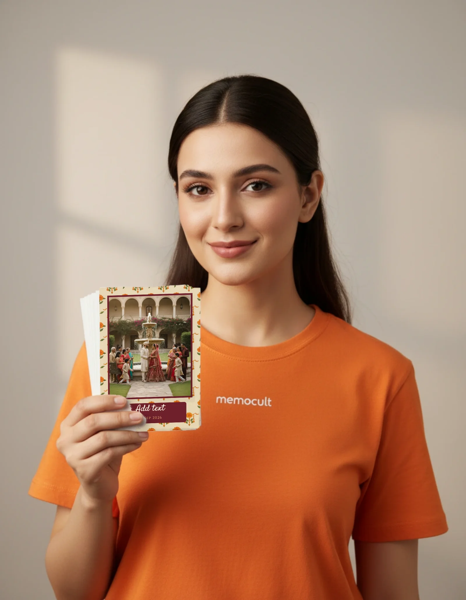 Festive Marigold — Cream Retro Prints preview