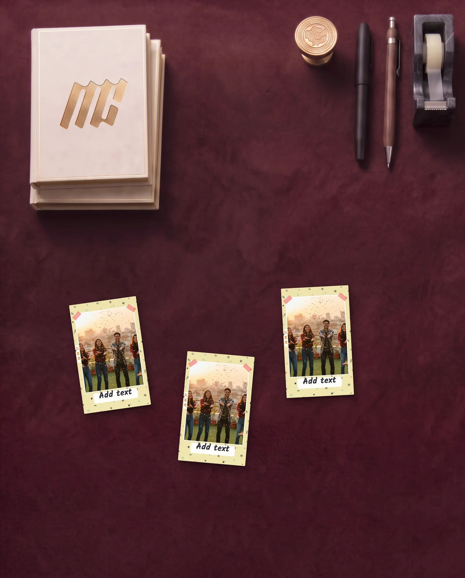 Doodle Pop — Butter Retro Prints — printed with your own photos
