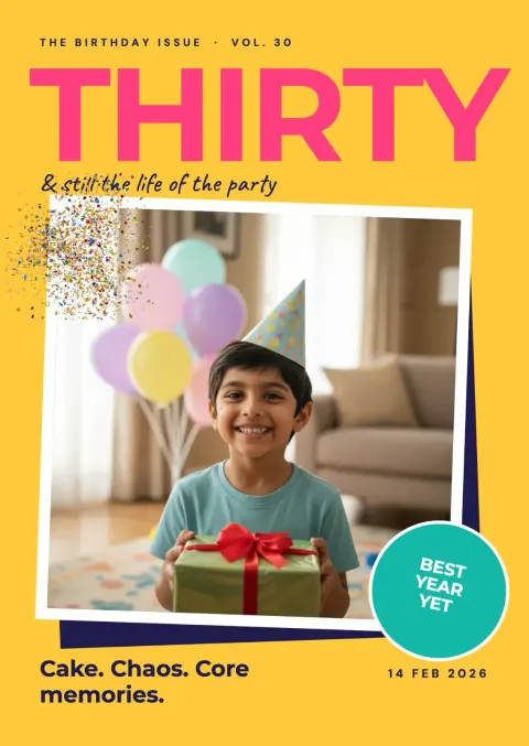 Birthday — Thirty, The Birthday Issue magazine