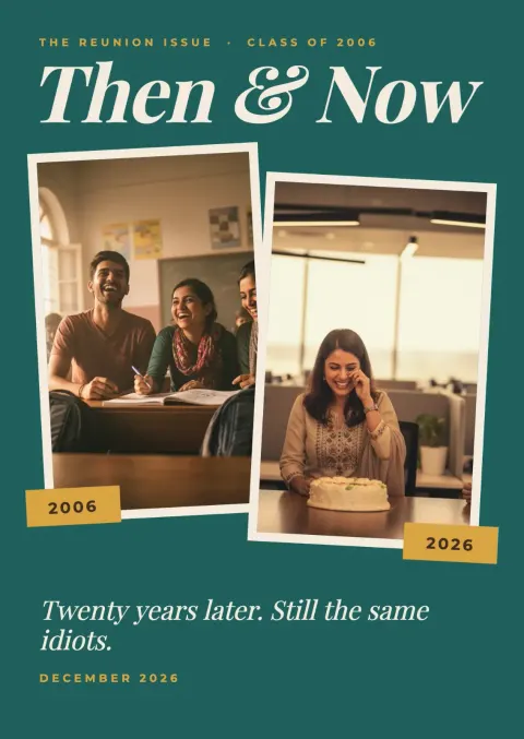 Reunion — Then & Now, The Reunion Issue magazine