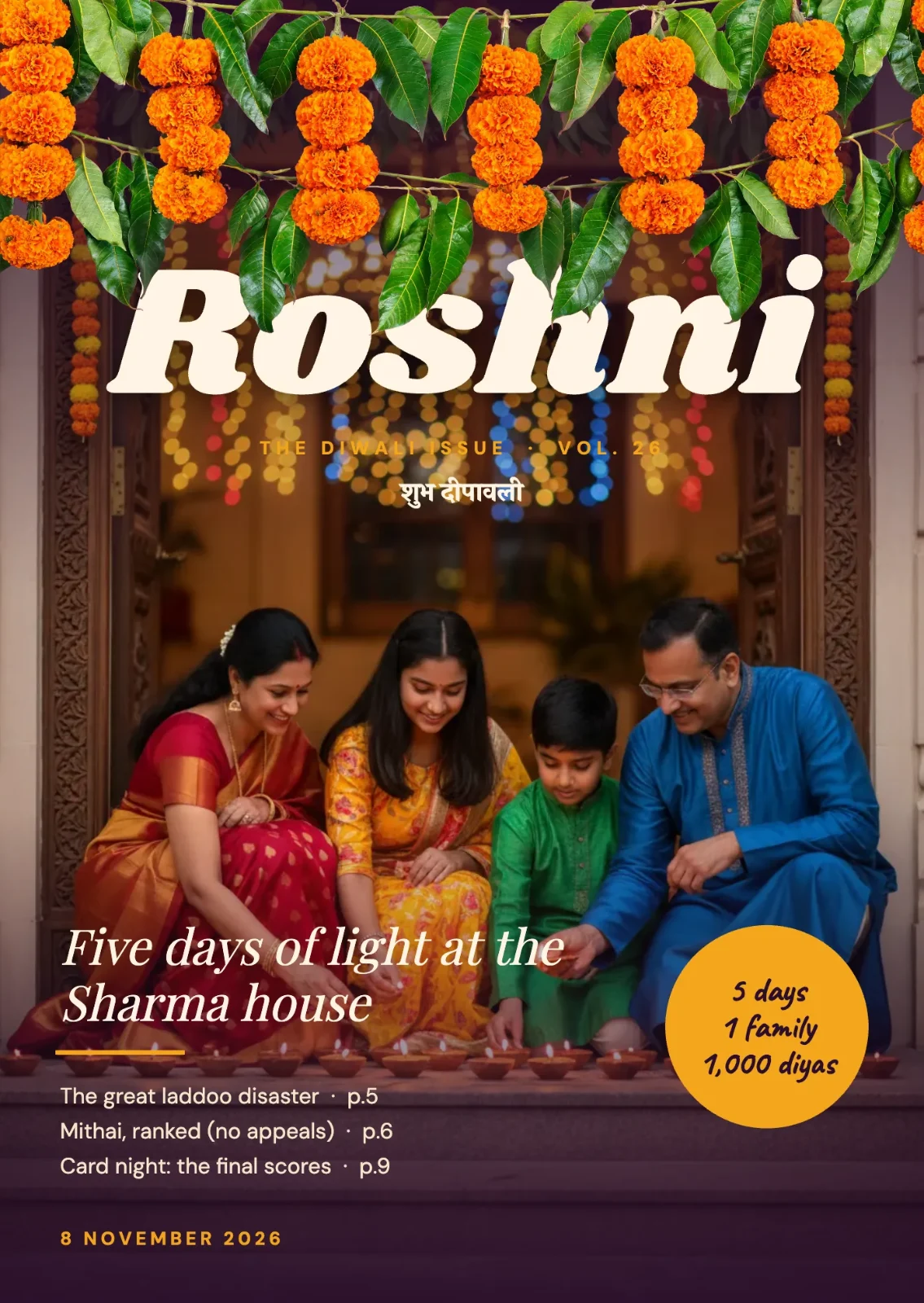 Diwali — Roshni, The Diwali Issue magazine