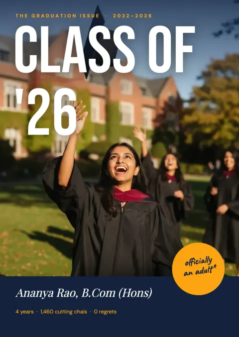 Graduation — Class of '26, The Graduation Issue magazine