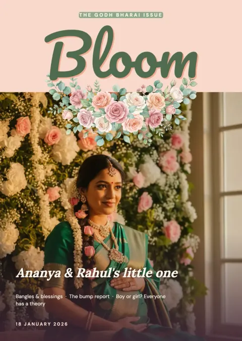 Baby Shower — Bloom, The Godh Bharai Issue magazine