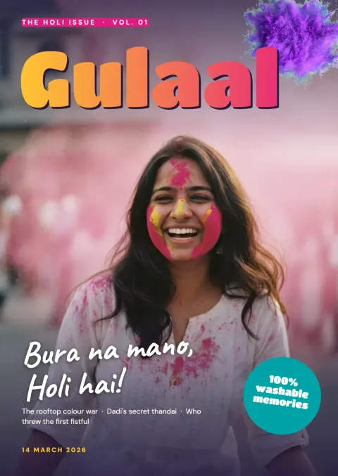 Holi — Gulaal, The Colour Issue magazine