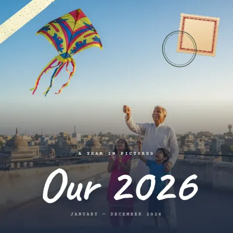 Our Year — Scrapbook photo book