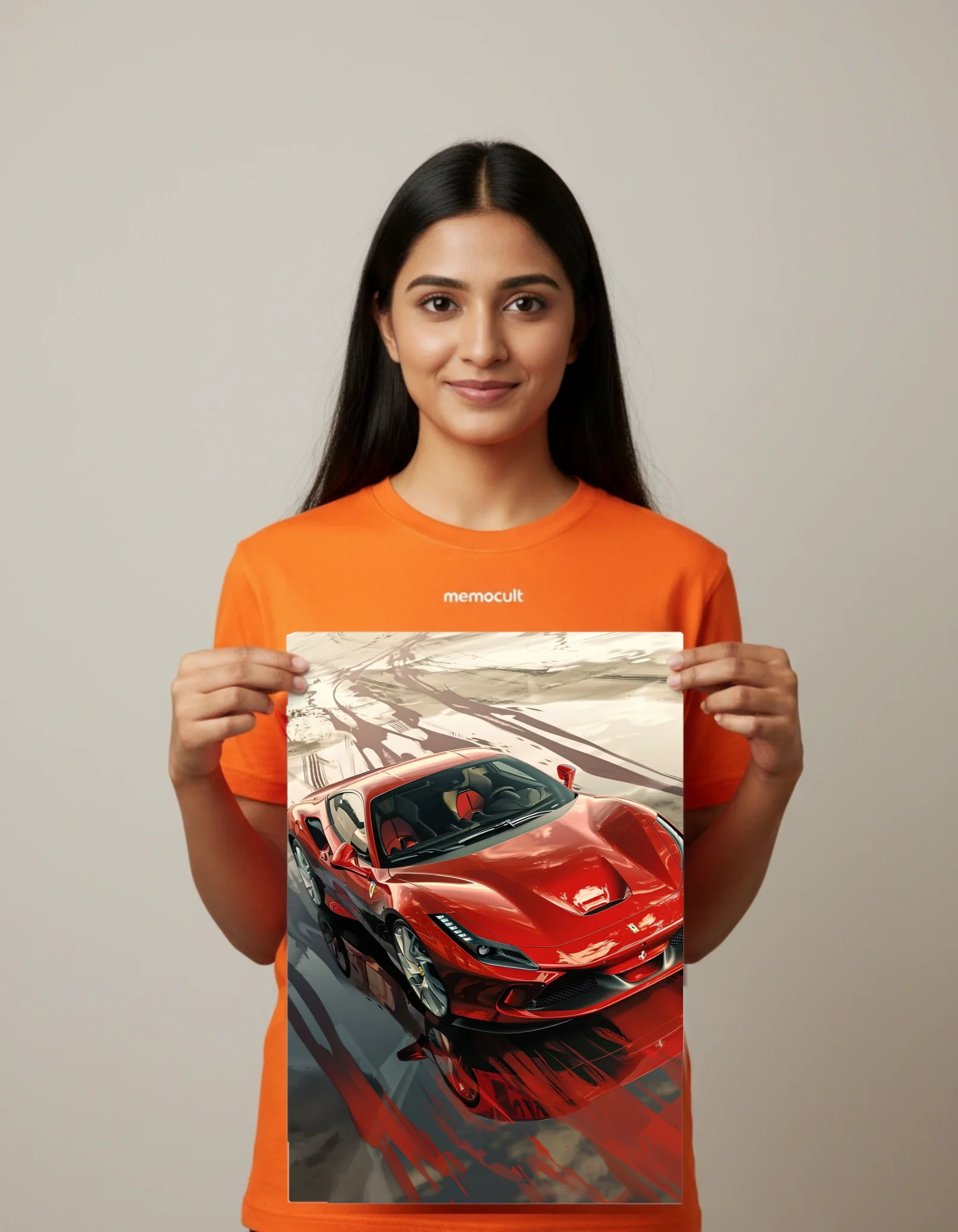 Red Ferrari Poster — Memocult