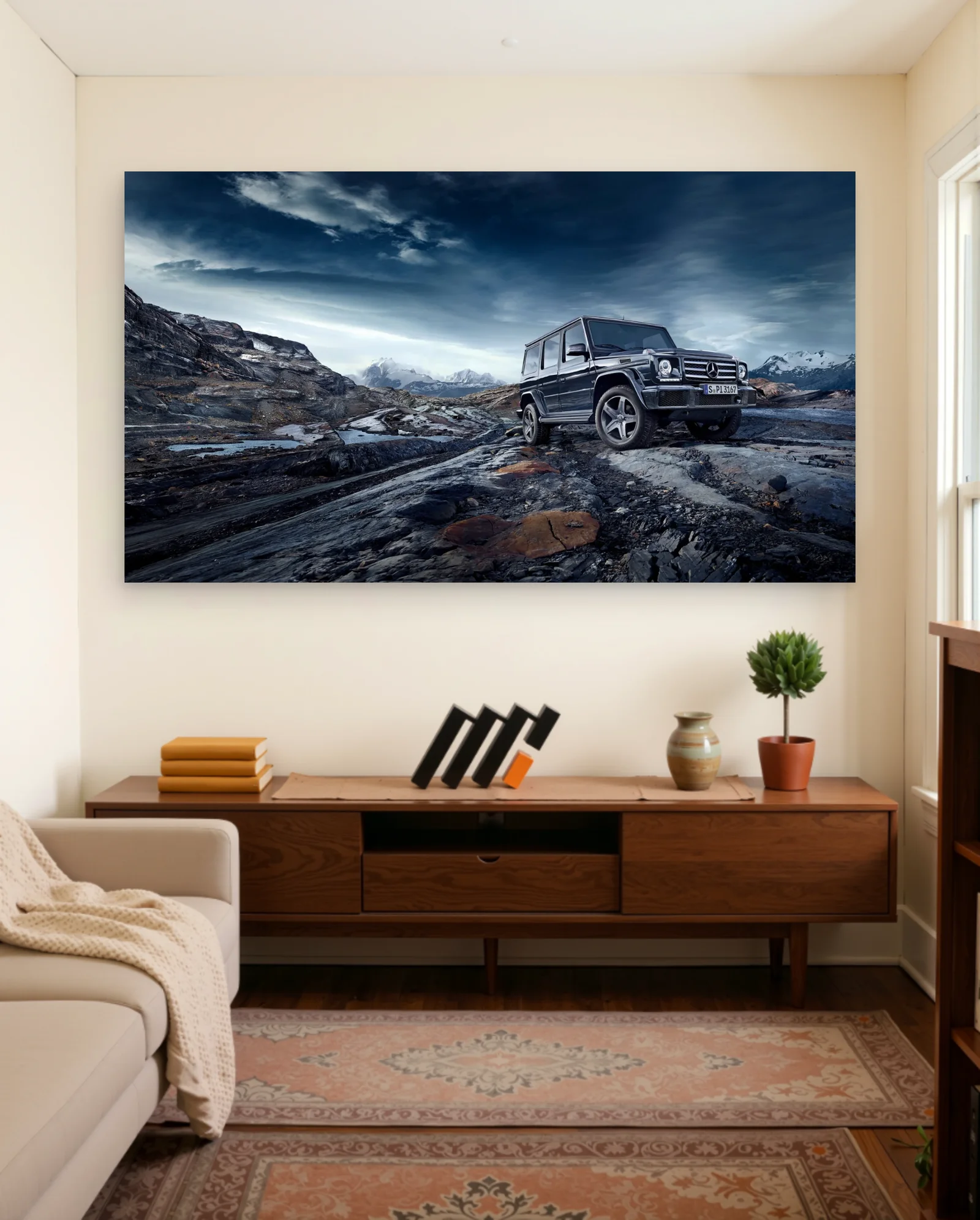 Mercedes G-Class Poster — framed wall art poster by Memocult