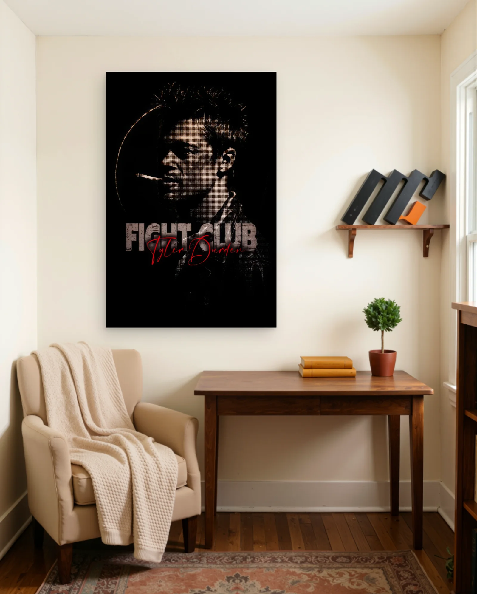 Fight Club Tyler Durden — Film Posters movies & tv wall art poster