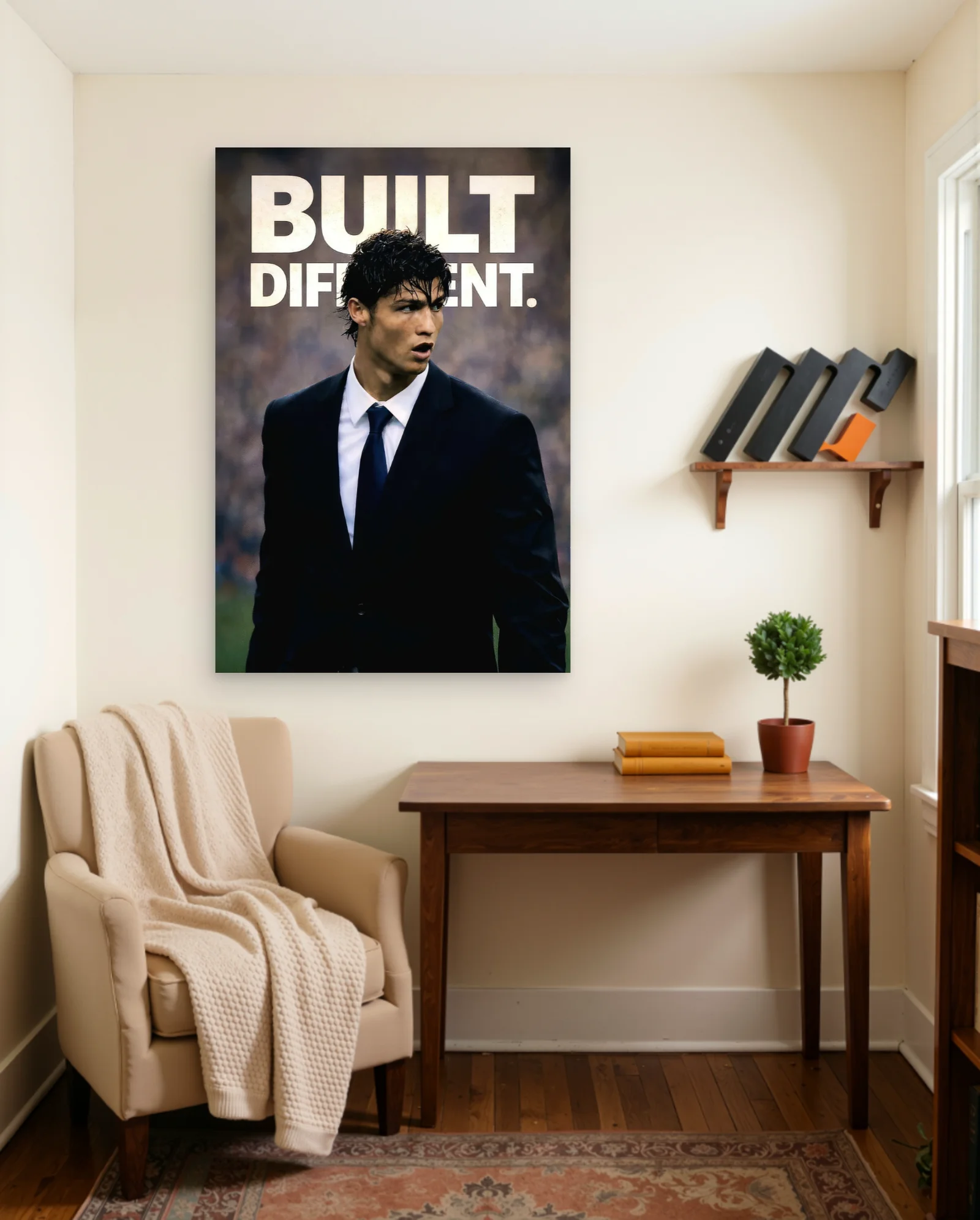 Cristiano Ronaldo Poster — framed wall art poster by Memocult