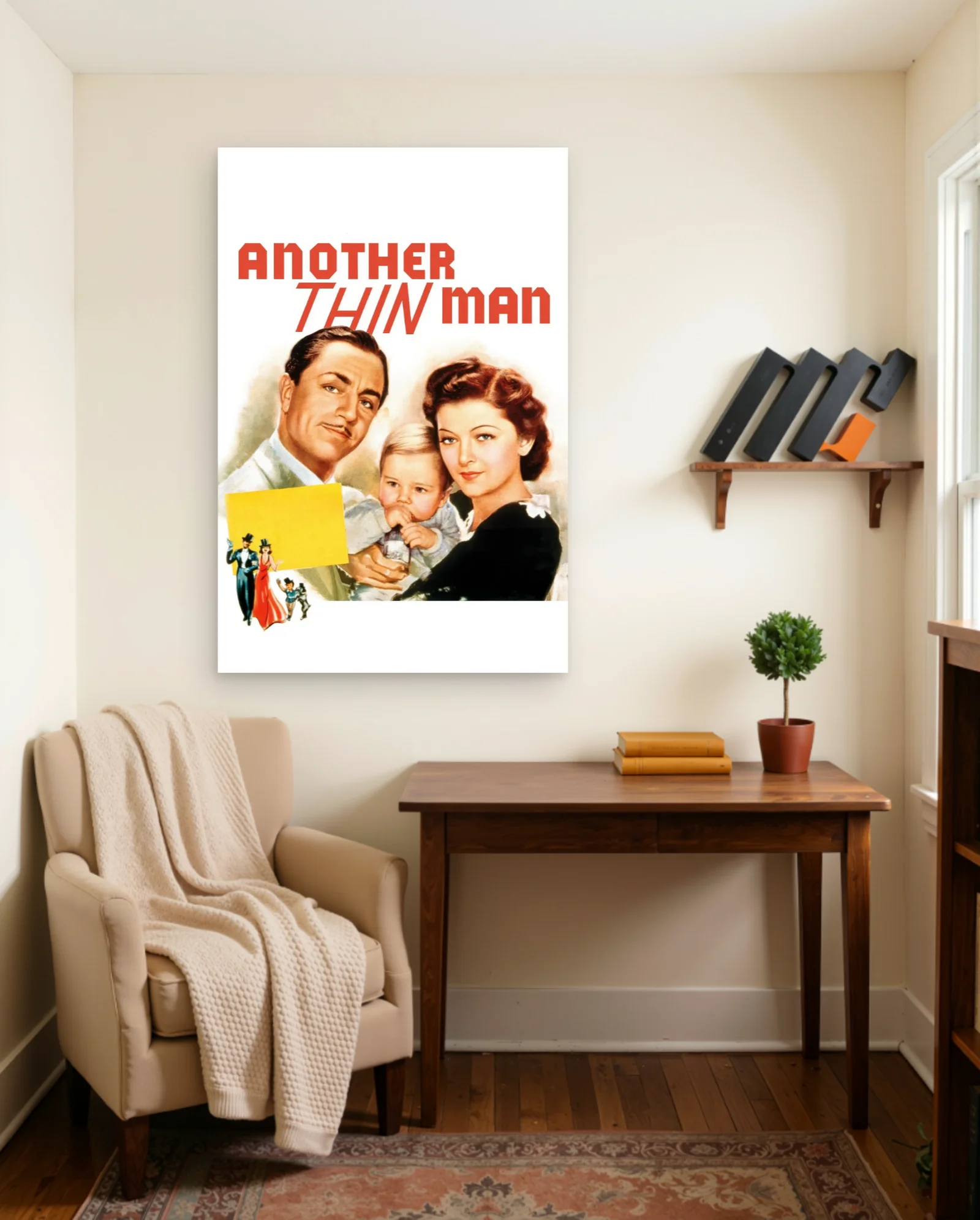 Another Thin Man Poster — framed wall art poster by Memocult