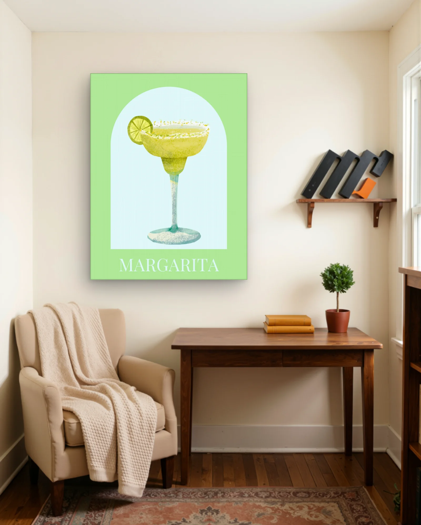 Margarita Wall Art — framed wall art poster by Memocult