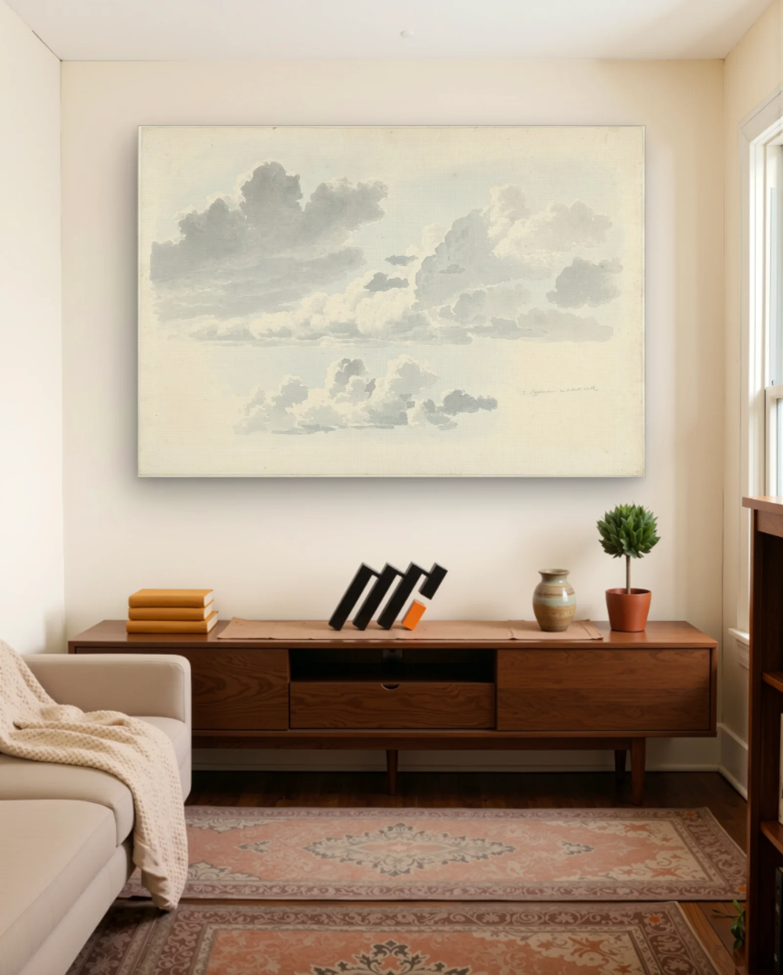 Cumulus Clouds Study — framed wall art poster by Memocult