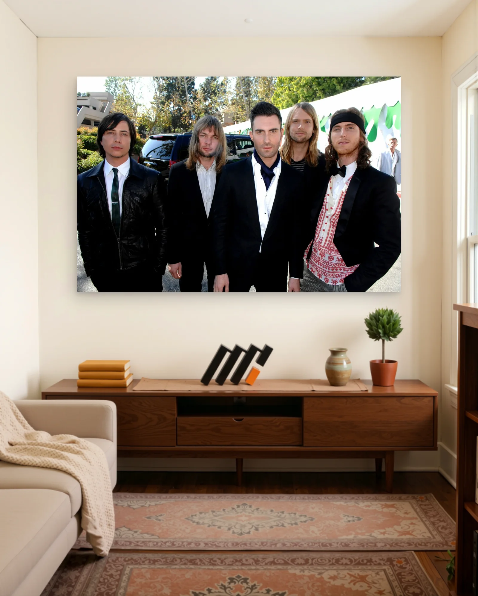 Maroon 5 — Outdoor Semi-Formal — framed wall art poster by Memocult