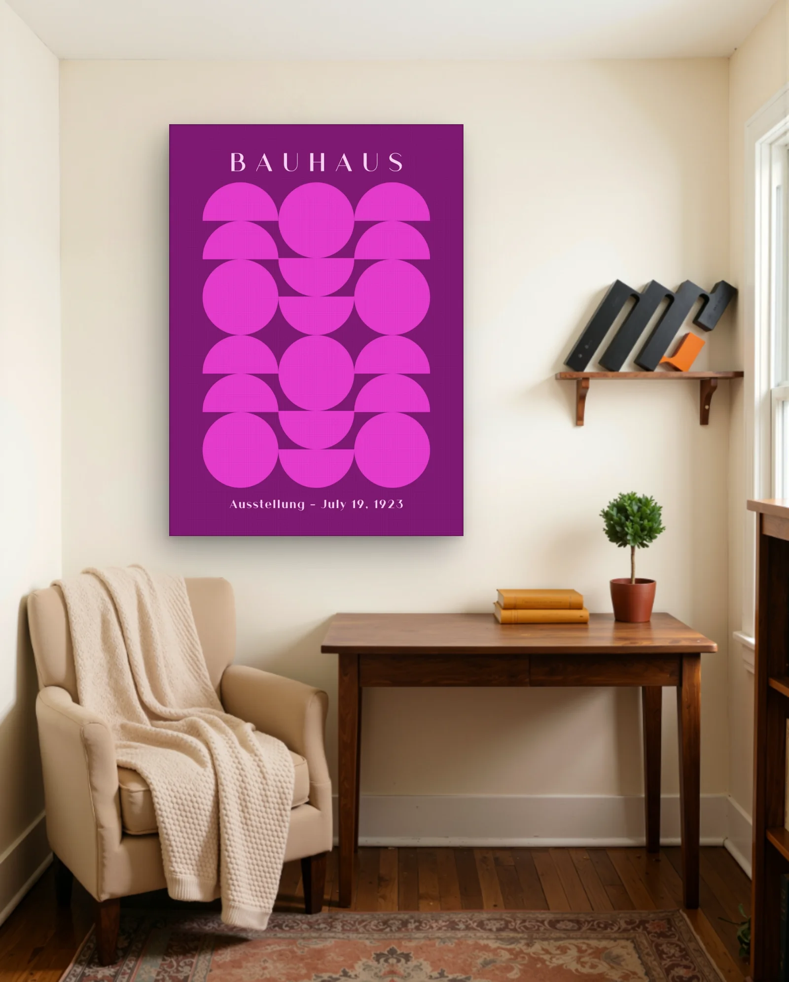 Bauhaus Exhibition July 19 1923 Wall Art — Abstract abstract & modern wall art poster