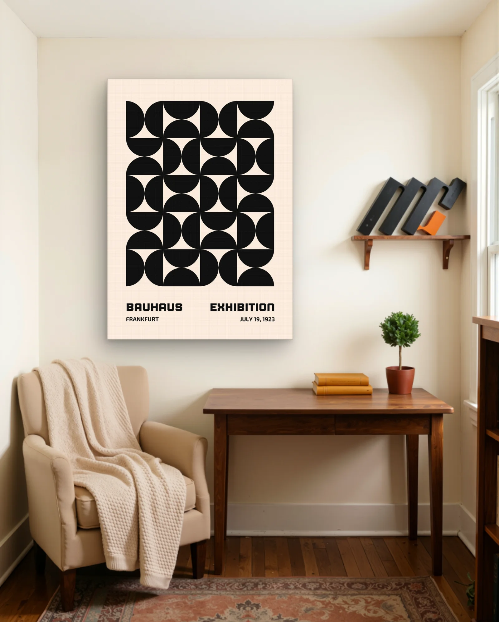 Bauhaus Exhibition Frankfurt July 19 1923 Wall Art — Abstract abstract & modern wall art poster