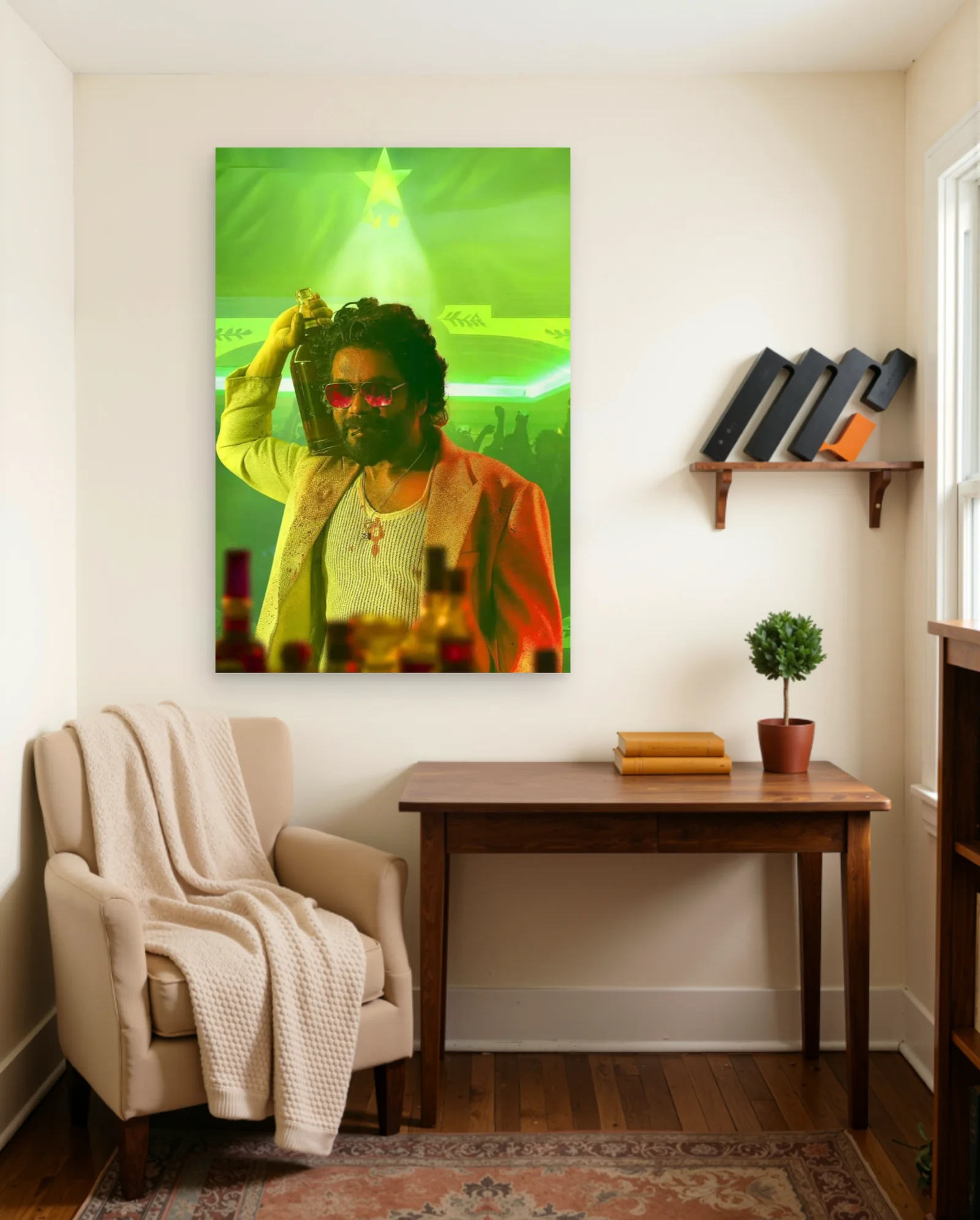 Nagaarjuna I am the Danger Poster — framed wall art poster by Memocult
