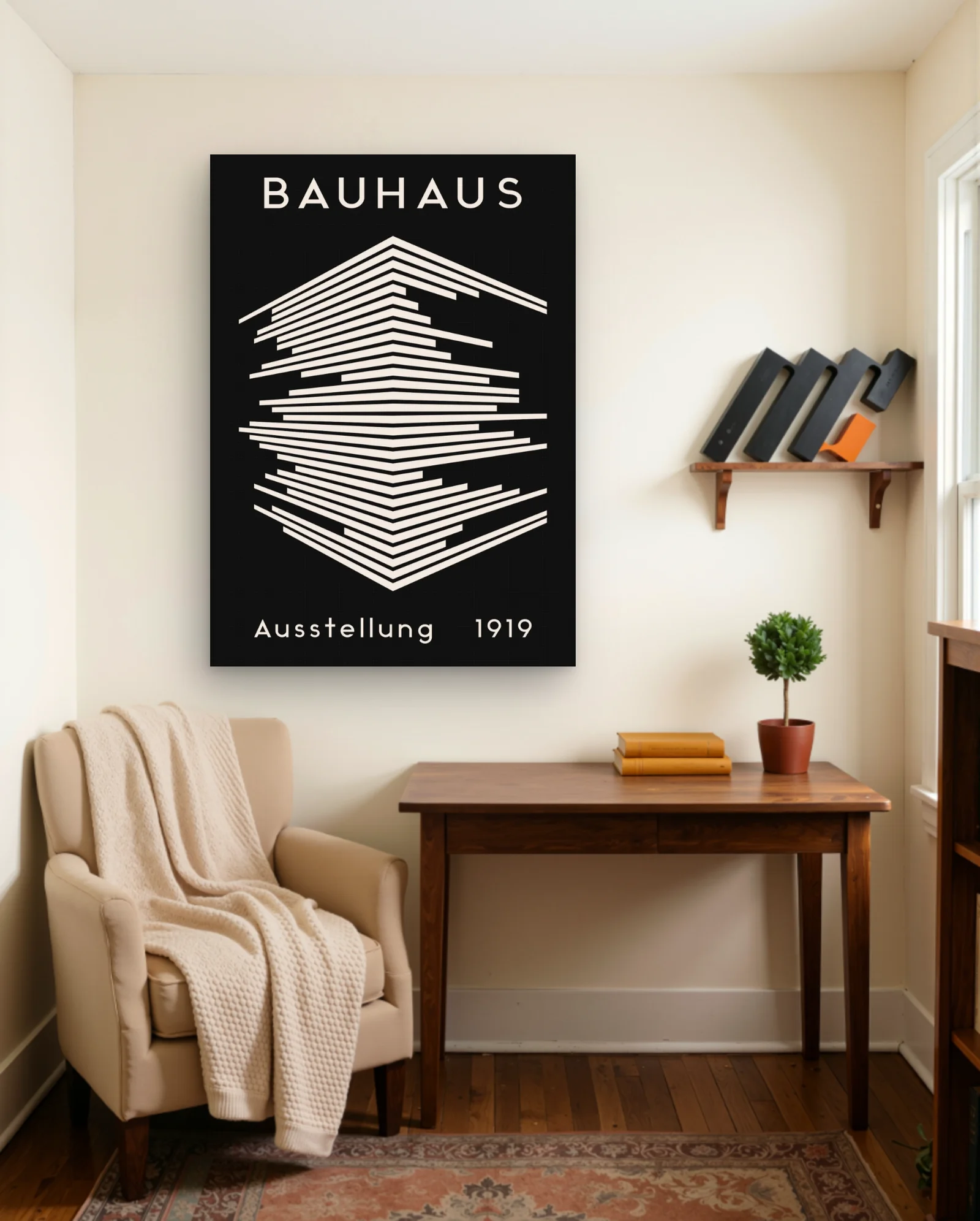 Bauhaus Ausstellung 1919 Wall Art — Abstract abstract & modern wall art poster