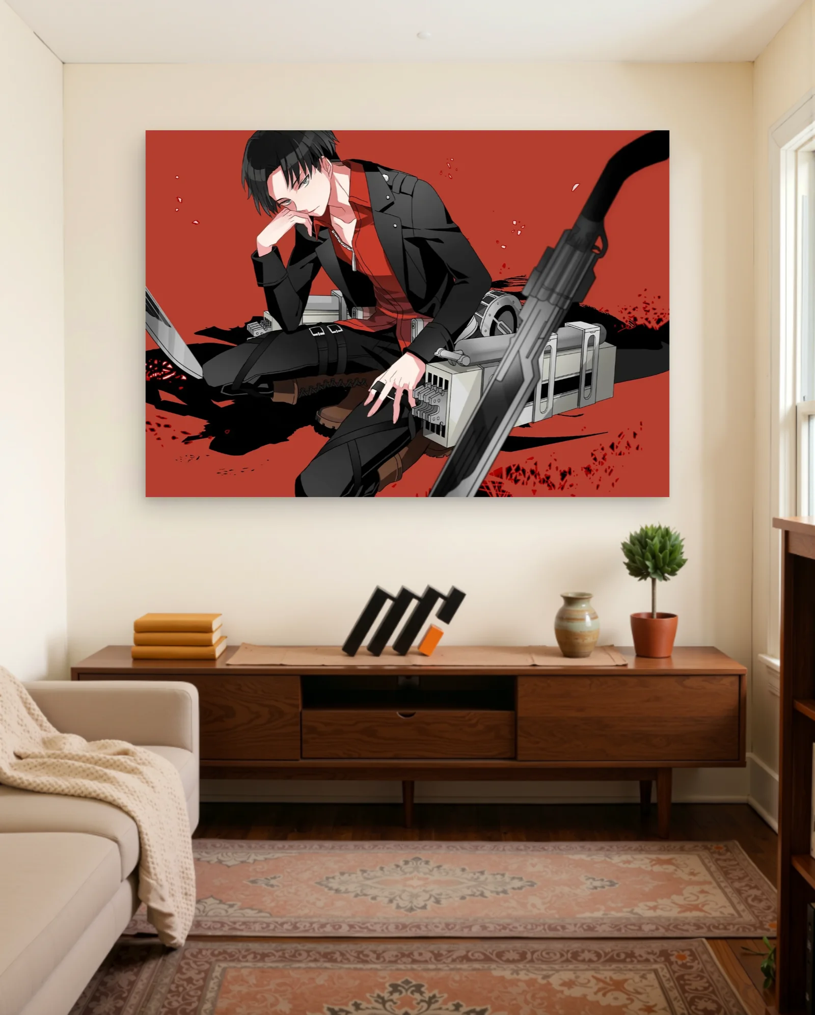 Levi Ackerman Poster — framed wall art poster by Memocult