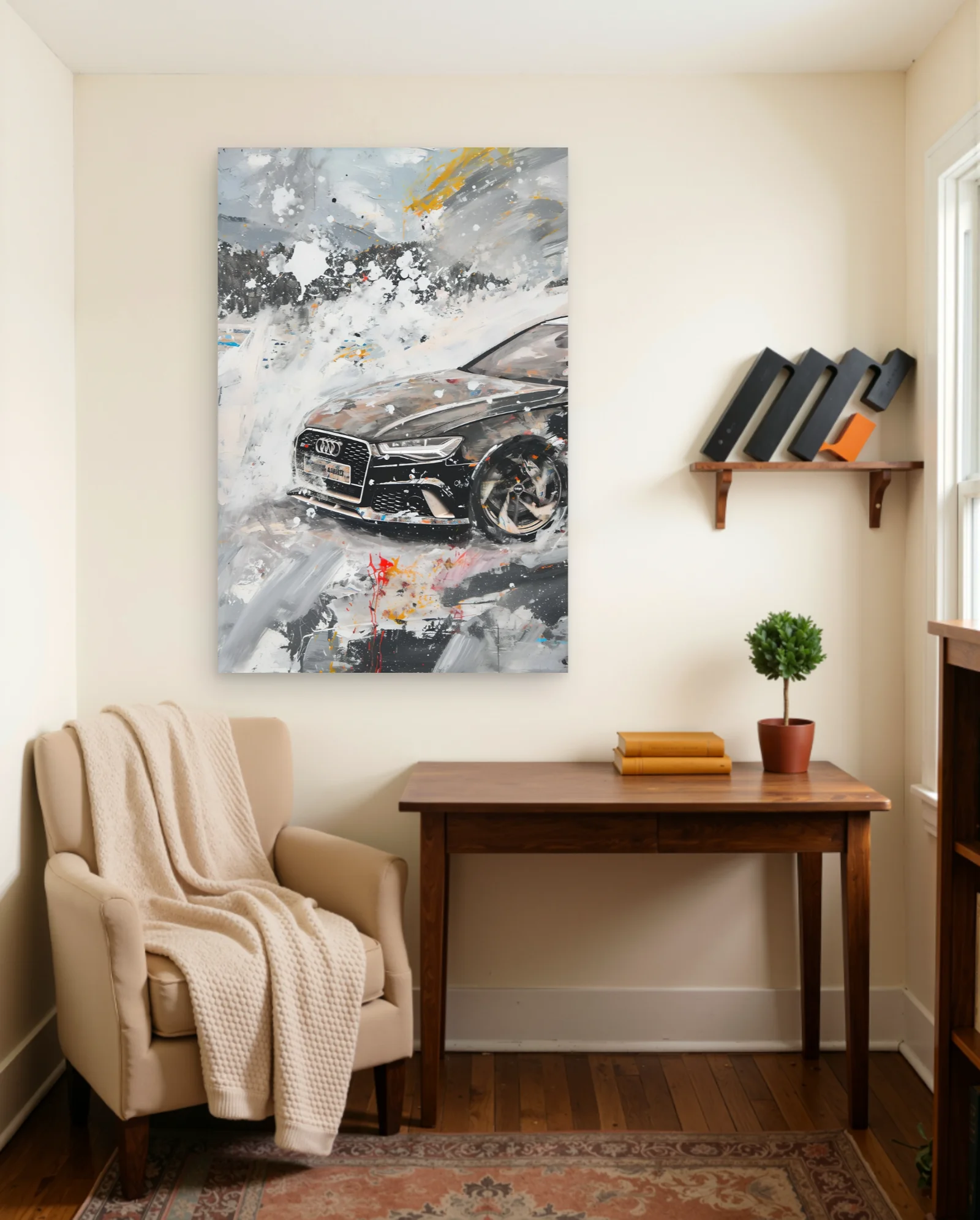 Audi RS6 Poster — framed wall art poster by Memocult