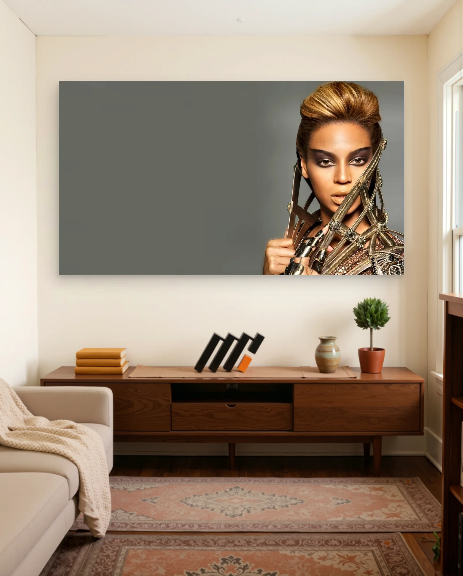 Beyonce Poster — framed wall art poster by Memocult