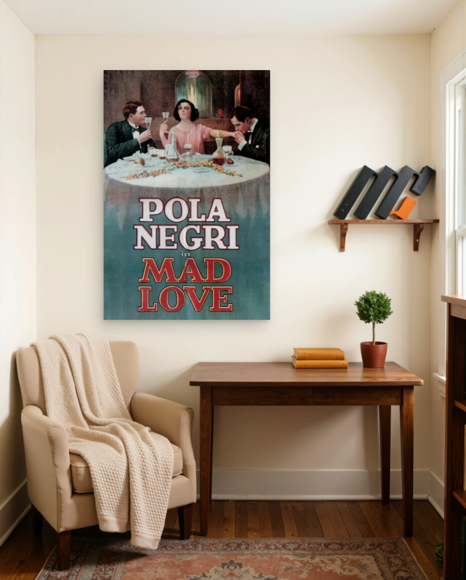 Pola Negri in Mad Love Poster — Film Posters movies & tv wall art poster