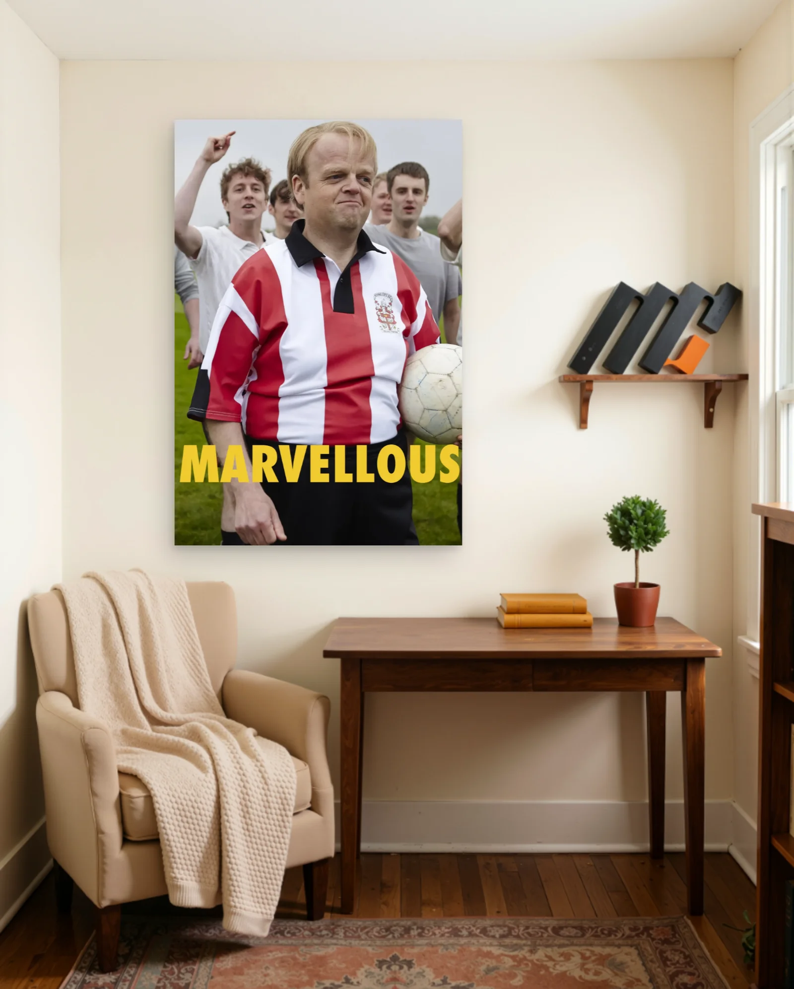 Marvellous Stoke City FC Football Poster — framed wall art poster by Memocult
