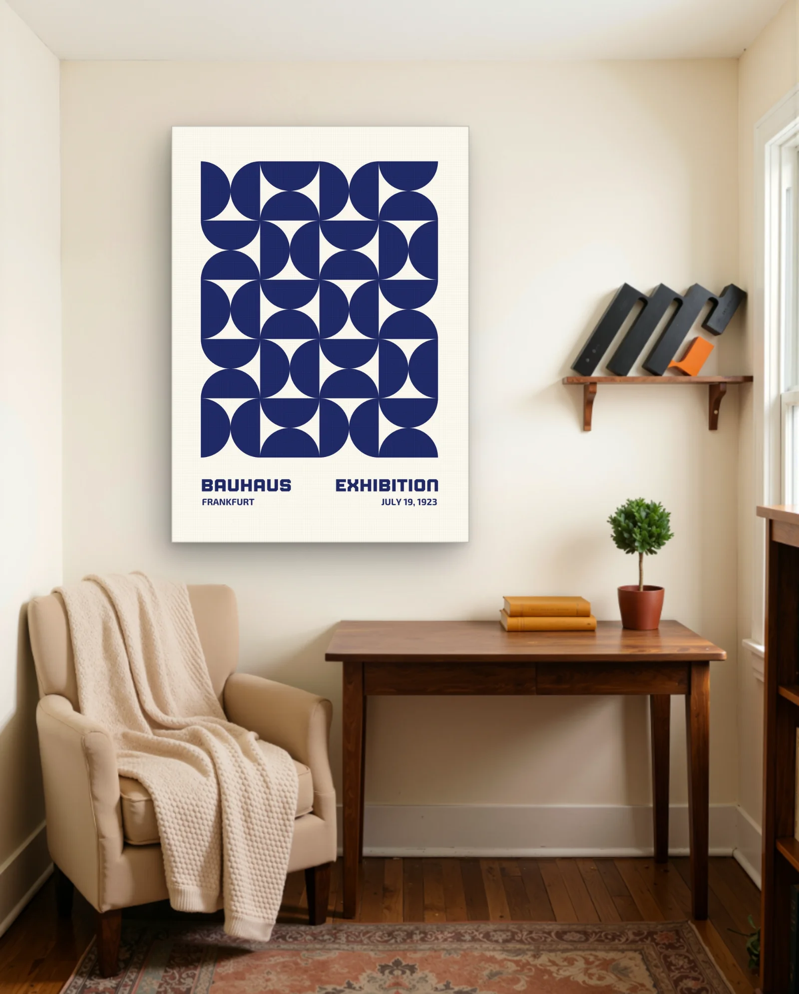 Bauhaus Exhibition July 19 1923 Wall Art — Abstract abstract & modern wall art poster