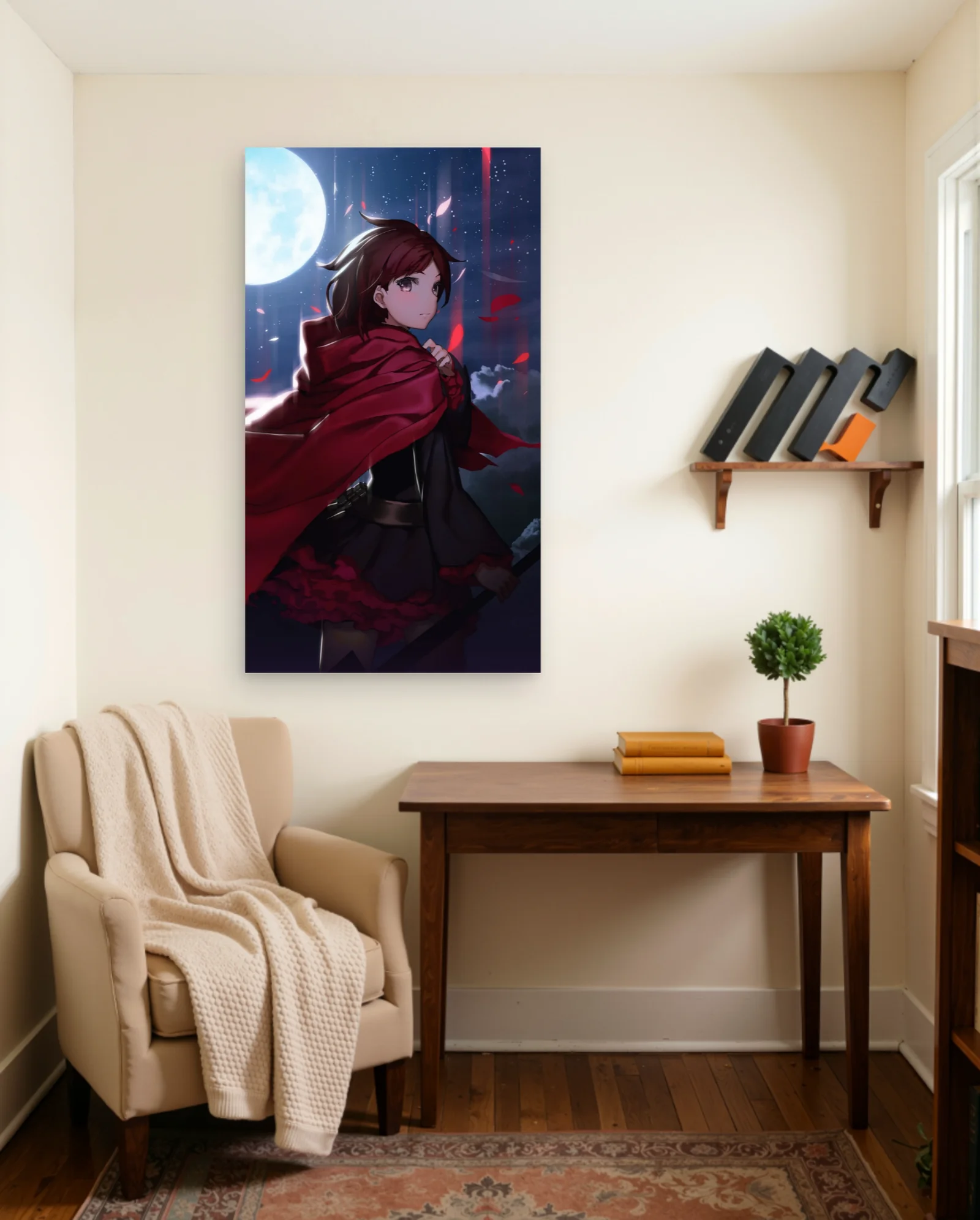 Ruby Rose Poster — framed wall art poster by Memocult
