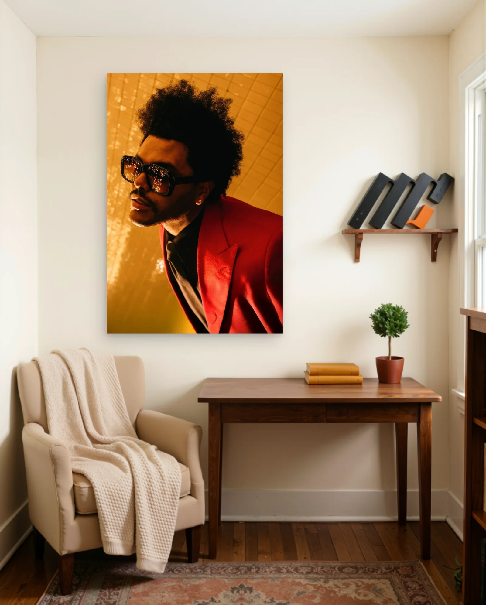 The Weeknd After Hours Poster — framed wall art poster by Memocult