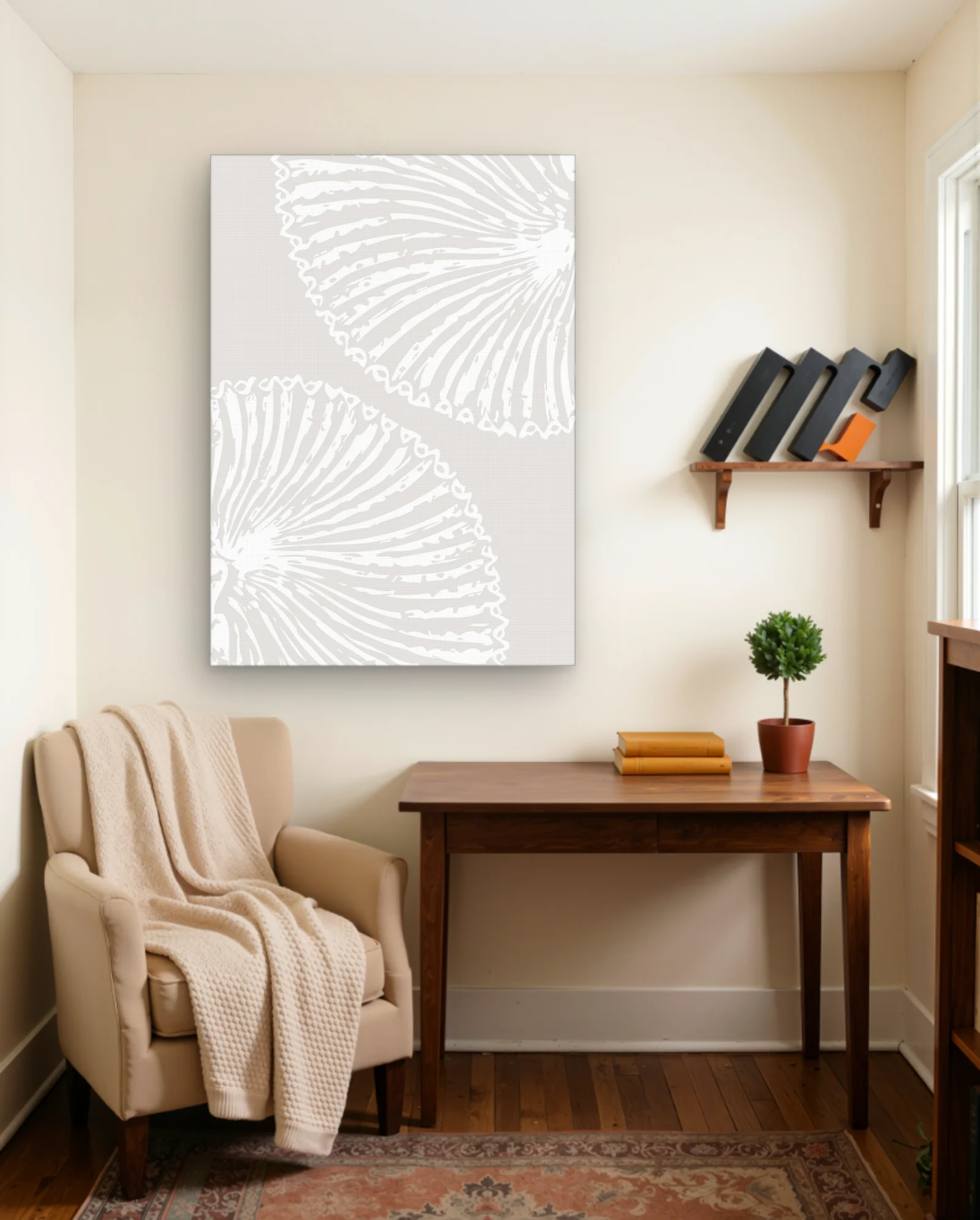 Sea Fans Wall Art — Modern Digital Art abstract & modern wall art poster