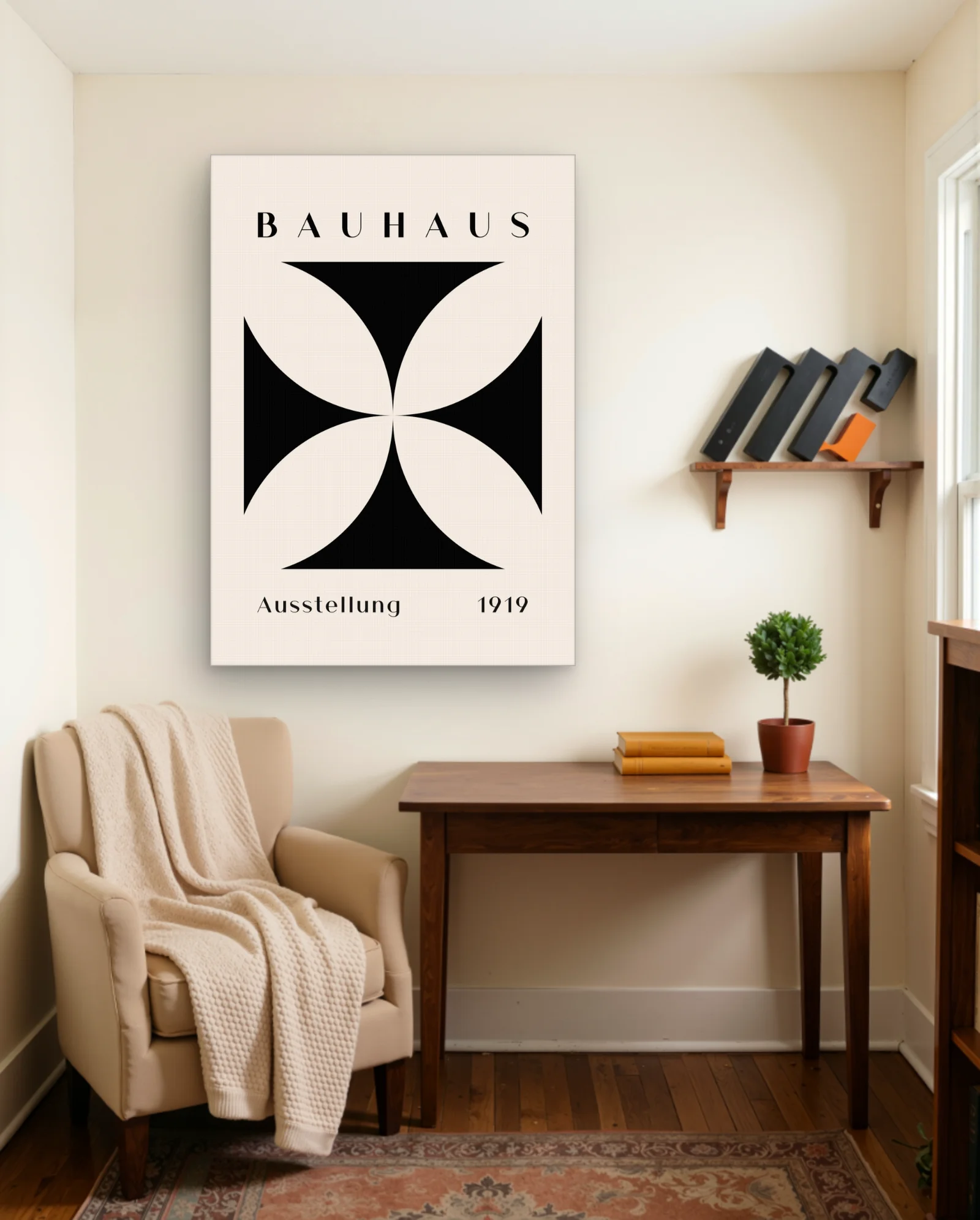 Bauhaus Ausstellung 1919 Wall Art — Abstract abstract & modern wall art poster