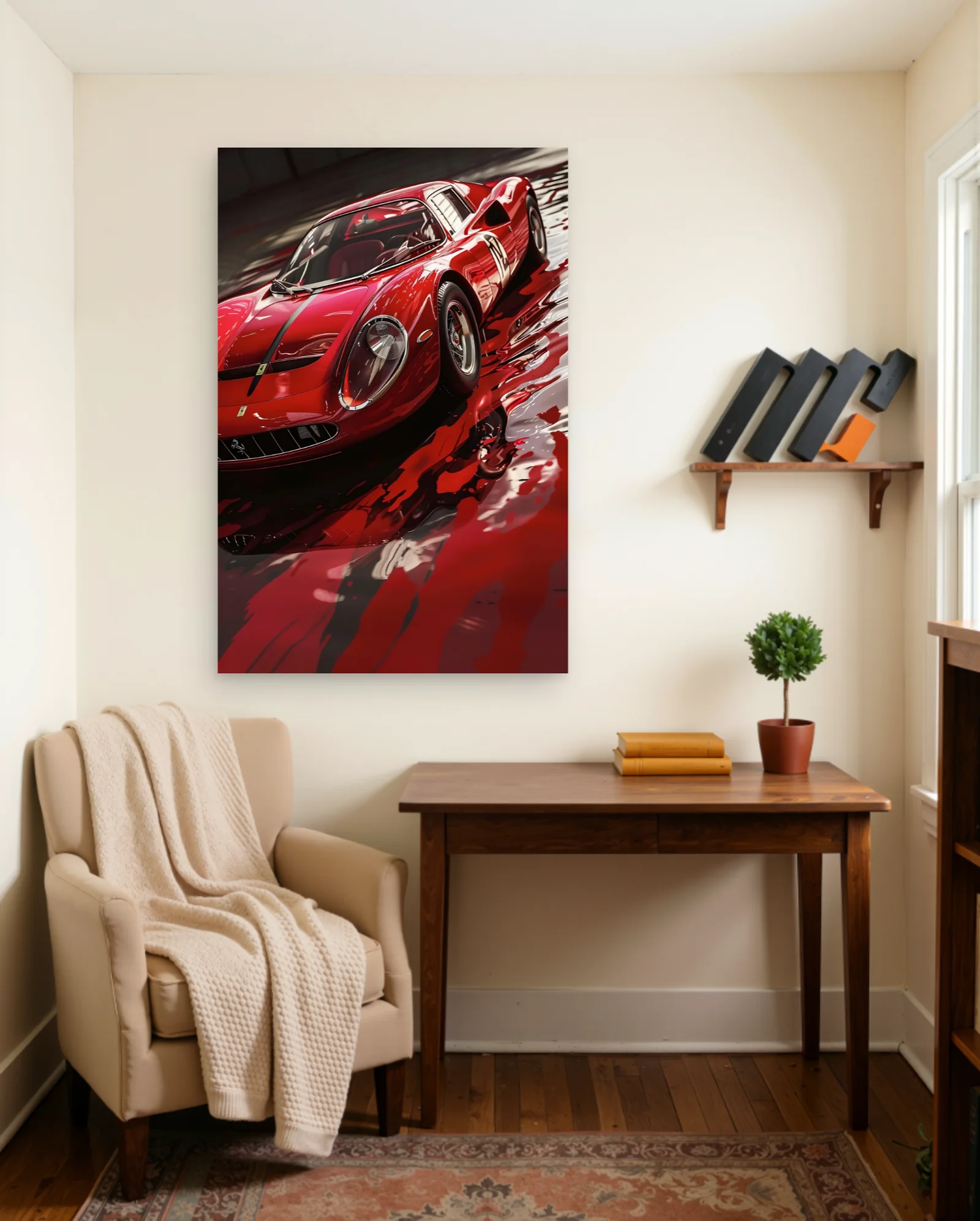 Ferrari 250 GTO Number 12 Poster — framed wall art poster by Memocult