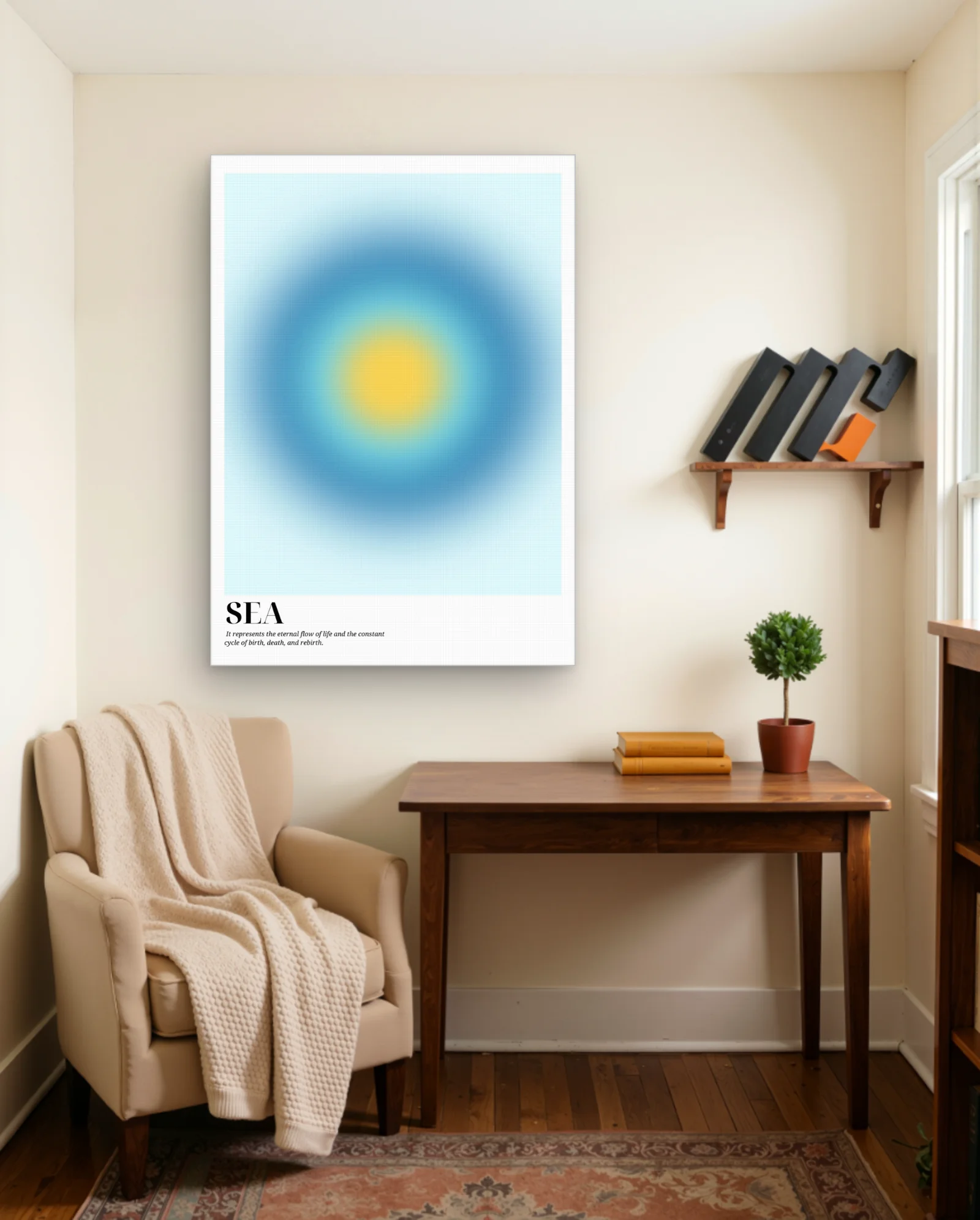 SEA Wall Art — Abstract abstract & modern wall art poster