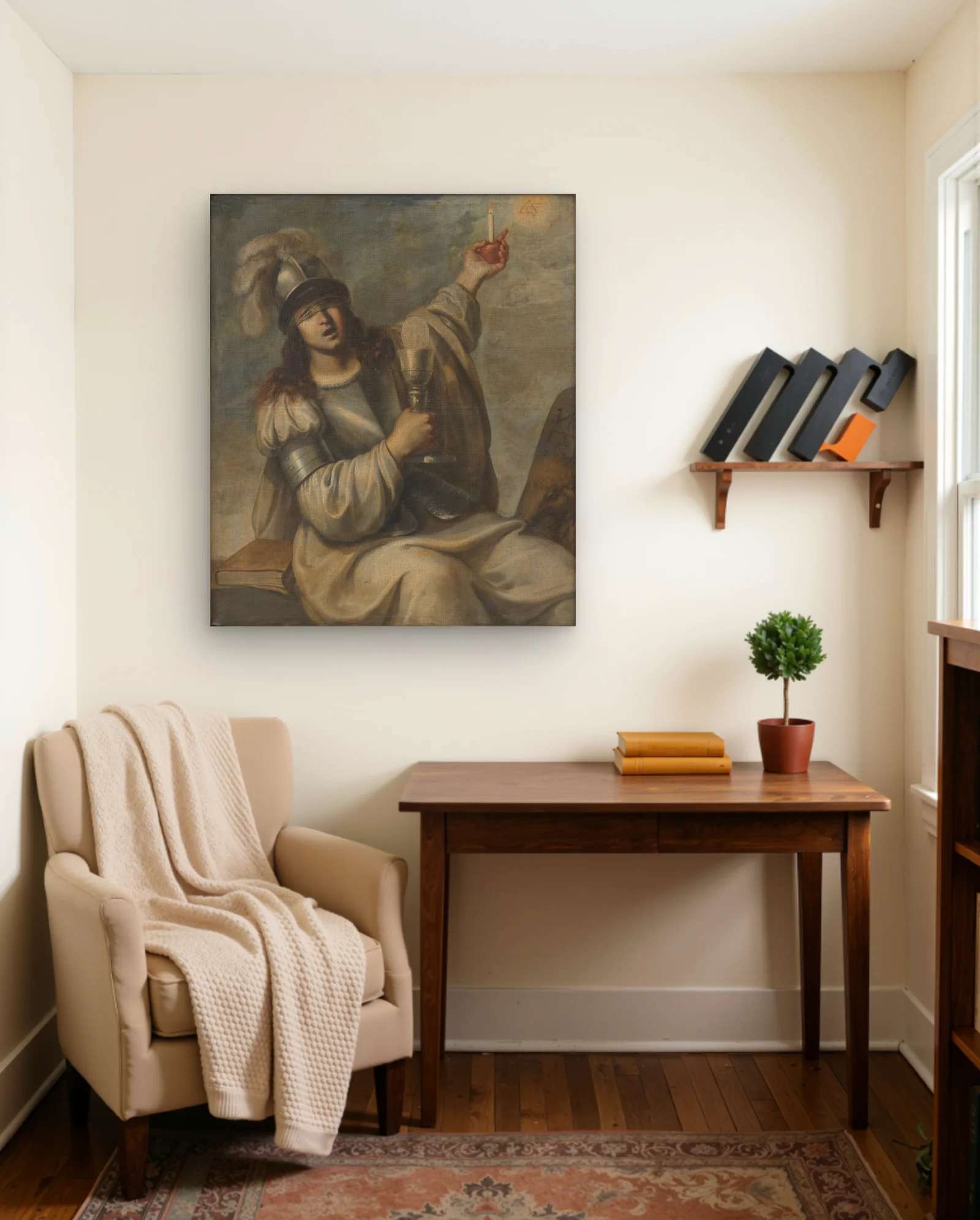 Faith Art Print — framed wall art poster by Memocult